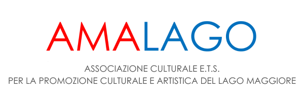 Logo Amalago associazione culturale E.T.S per la promozione culturale e artistica del Lago Maggiore